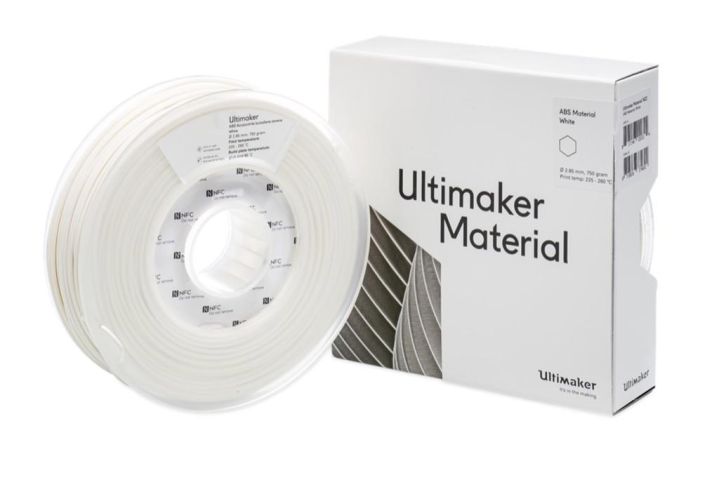 UltiMaker ABS- M2560 WHITE 750- 206127 BOX 1622
