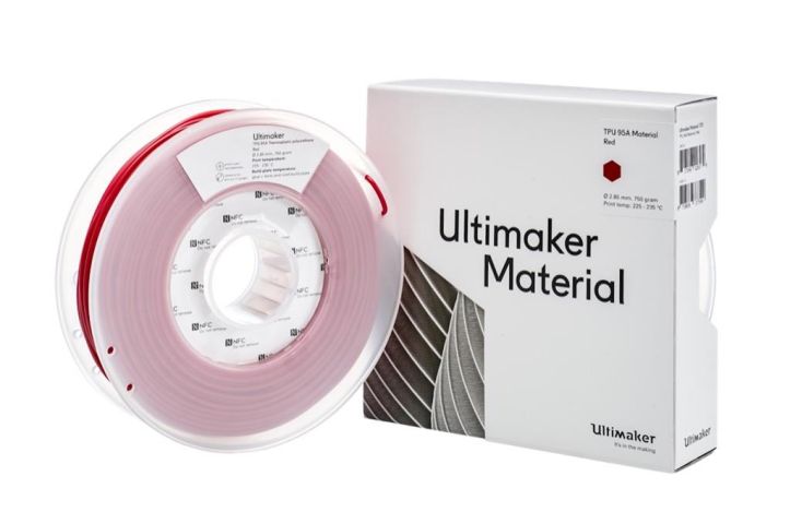 UltiMaker TPU - M0369 RED 750 - 215194 BOX 1731
