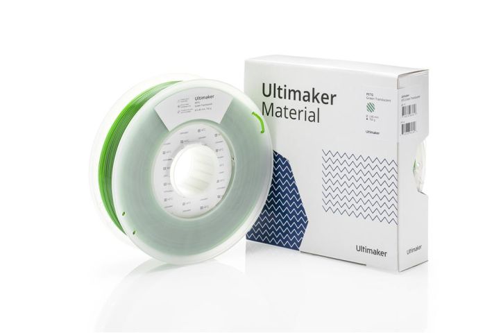 UltiMaker UM PETG GREEN TRANSLUCENT PACKAGED BOX 227338