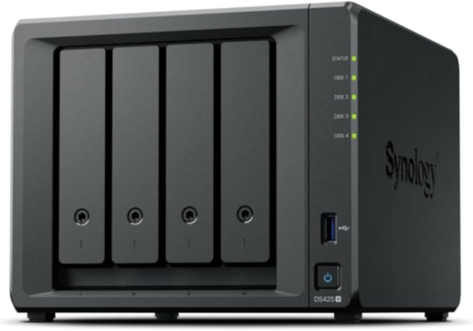 Synology DS425+ DiskStation 4-Bay NAS ( SYNOLOGY DRIVES ONLY ) DS425+