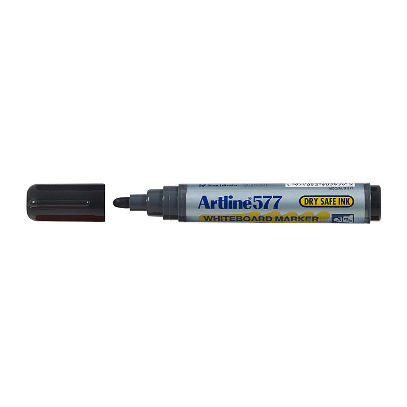 Artline 577 Whiteboard Marker Black Box of 12 - 157701