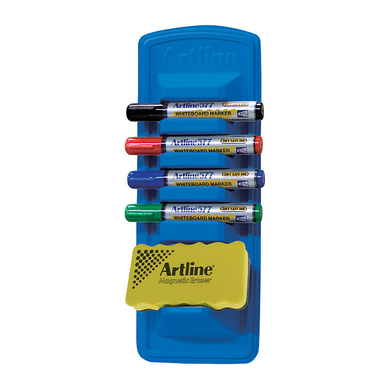 Artline 577 Whiteboard Caddy Starter Kit W/Markers - 157794