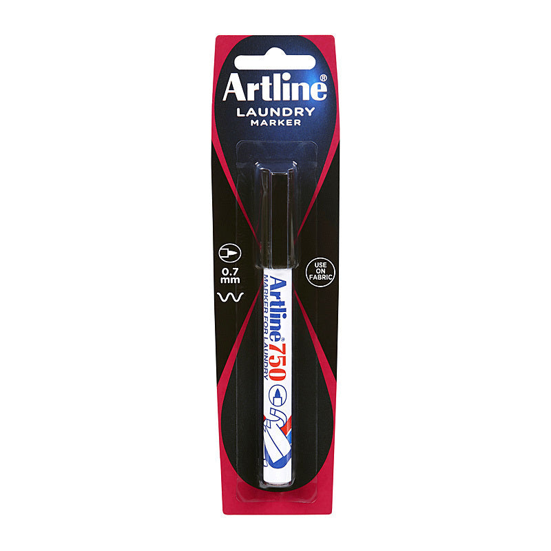 Artline 750 Laundry Marker 0.7mm Bullet Black HS - 175061