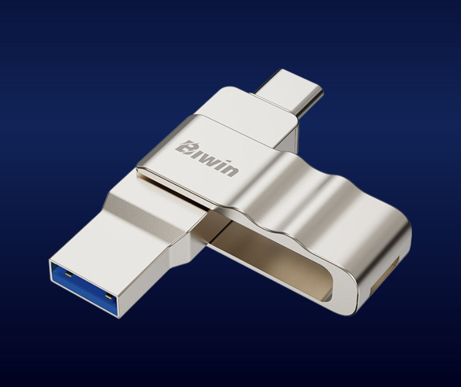 Biwin UD150 64GB USB Flash Drive USB 3.2 Gen 1 Type-A/Type-C BMUD045064G-RGX