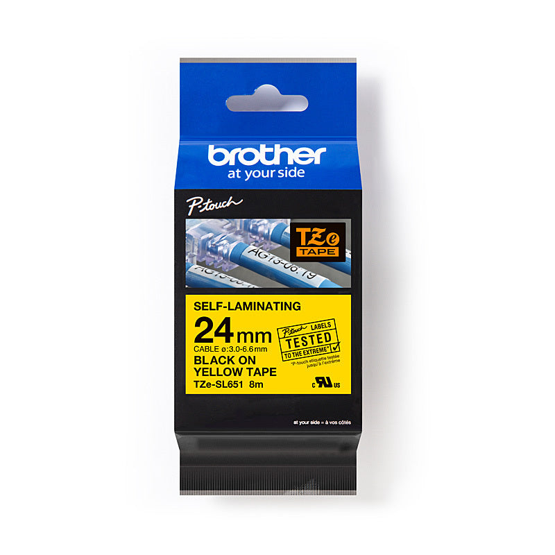 Brother TZeSL651 Label Tape 24mm x 8m - TZE-SL651
