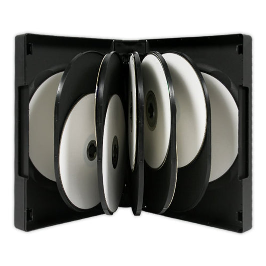 Black DVD Cases Holds 12 (39mm) 20pk