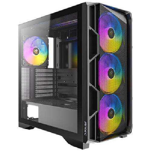 Antec AX1000 ARGB E-ATX ATX Micro-ATX ITX LED Control button USB3.0 x2 Type-C 3.2 Gen2 x1 Tempered Glass Side Panel Mid-Tower Gaming Case AX1000 ARGB