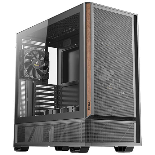 Antec P30 Air 478x222x465 mm, Steel+Plastic+Wood, ATX/mATX/ITX, 4mm TG, 2xUSB3.0, Type-C, 7 slots, 2/1x3.5'/2.5', fans 5, GPU 405 mm Mid Tower Case P30 Air