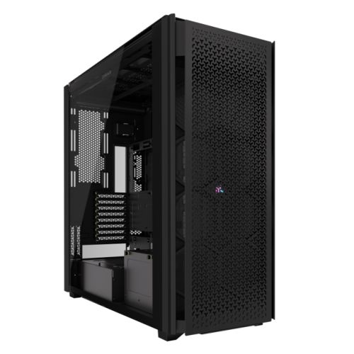 Corsair iCUE LINK 9000D RGB AIRFLOW Super Full-Tower PC Case - Black, 698x307x698mm, GPU 580mm, 6x 2.5', 5x 3.5', rad 480mm, 2x USB-C 180mm CPU Cooler CC-9011273-WW