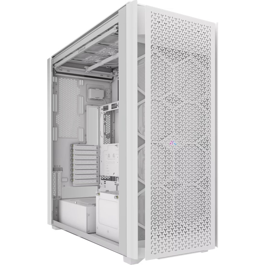 Corsiar 9000D RGB AIRFLOW Super Full-Tower PC Case - WHITE, RGB, Tempered Glass, 580mm GPU, 180mm CPU, up to 480mm radiator, ATX, USB-C, 2yr wty CC-9011274-WW