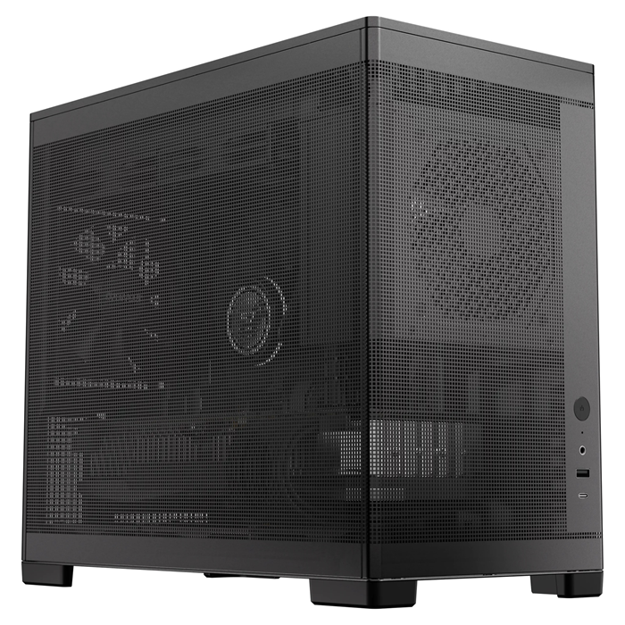 OKINOS Mini Art 4 OKINOS Mini Art 4, Mini Tower, mATX/ITX, 395x200x343mm, USB-C 10Gbps, Mesh side, 3x120mm fans, GPU =330mm, CPU =165mm, PSU =150mm MiniArt 4