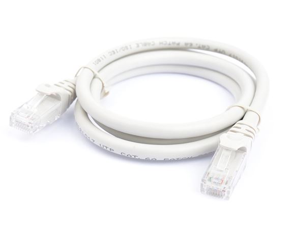 8Ware CAT6 Cable 1m - Grey Premium RJ45 Ethernet Network LAN UTP Patch Cord 26AWG CU Jacket 8W-PL6-1GRY