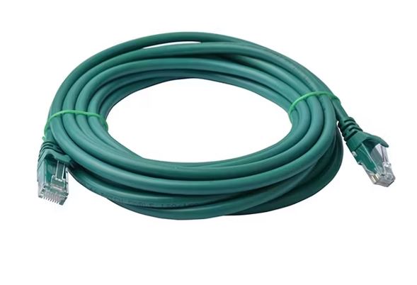 8Ware CAT6 Cable 3m - Green Premium RJ45 Ethernet Network LAN UTP Patch Cord 26AWG CU Jacket 8W-PL6-3GRN