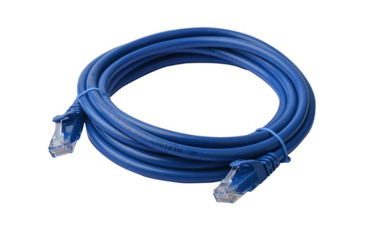 8Ware CAT6A Cable 30m - Blue Color RJ45 Ethernet Network LAN UTP Patch Cord Snagless PL6A-30BLU