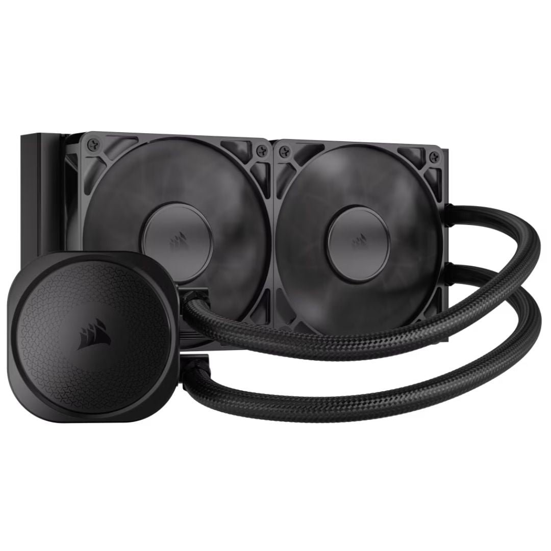 Corsair NAUTILUS 240 RS Liquid CPU Cooler, Aluminum Rad, Copper Cold Plate, PWM Fan Control, 2100 RPM, 240mm rad, 400mm Tubing, 2x Fans CW-9060088-WW