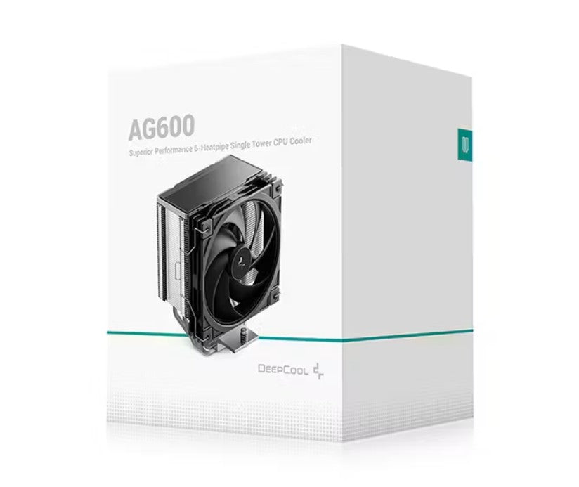 DeepCool AG600 ARGB Superior Performance 6 Heatpipe Single Tower CPU Cooler R-AG600-BKAMMG2-G