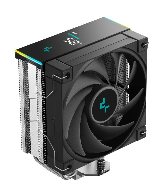 DeepCool AK400 Digital SE CPU Cooler, Status Display, ARGB LED Strips, 4x Heat Pipe Intel LGA1851/1700/1200/1151/1150/1155 /AM5/AM4 R-AK400-BKADMN-GJD