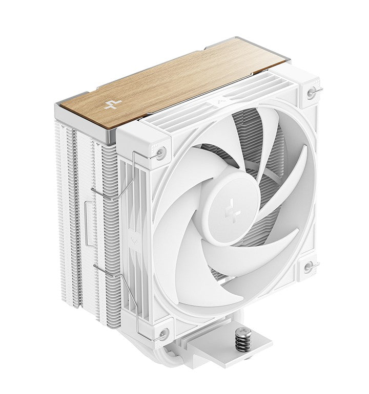 DeepCool AK400 G2 WH Wood Grain Top Cover CPU Cooler, 4 Heat Pipes, 4-pin PWM, Hydro Bearing, Intel LGA1851/1700/1200/115x, AMD AM5/AM4 R-AK400G2-WHNNMN-GJD