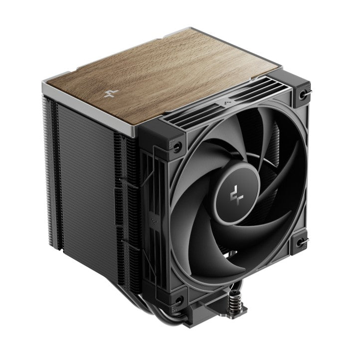 DeepCool AK500 G2 Wood Grain Top Cover CPU Cooler, 5 Heat Pipes, 4-pin PWM, Intel LGA1851/1700/1200/115x, AMD AM5/AM4 R-AK500G2-BKNNMN-GJD