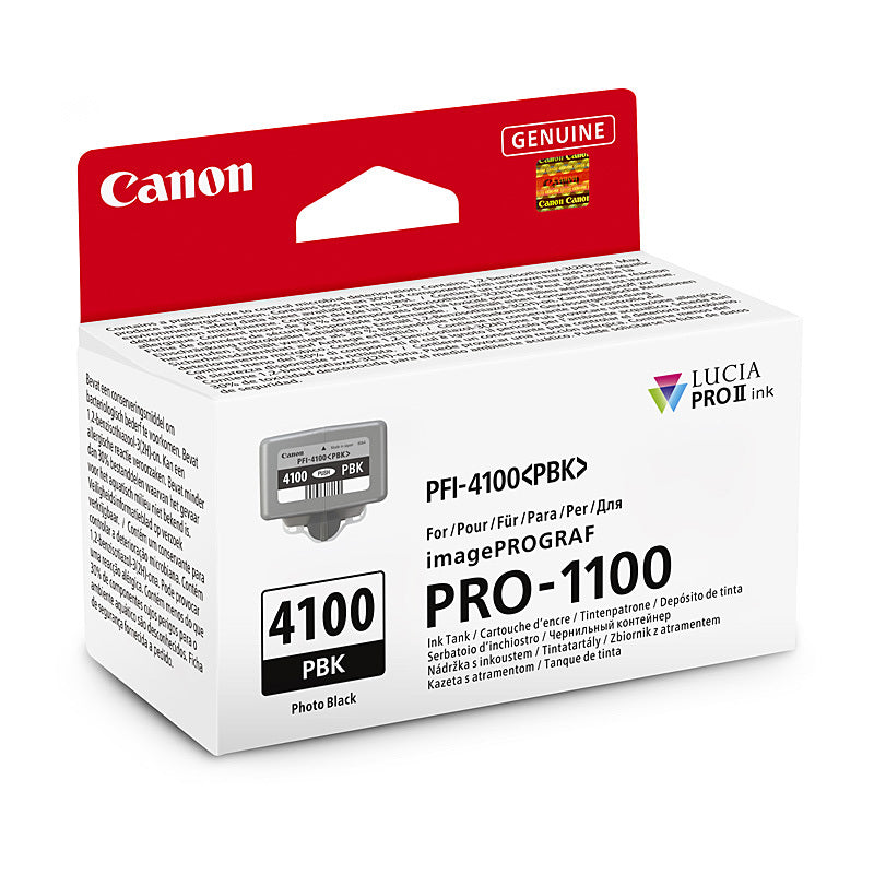 Canon PFI4100 Photo Black Ink Cartridge 80ml - PFI-4100 PBK