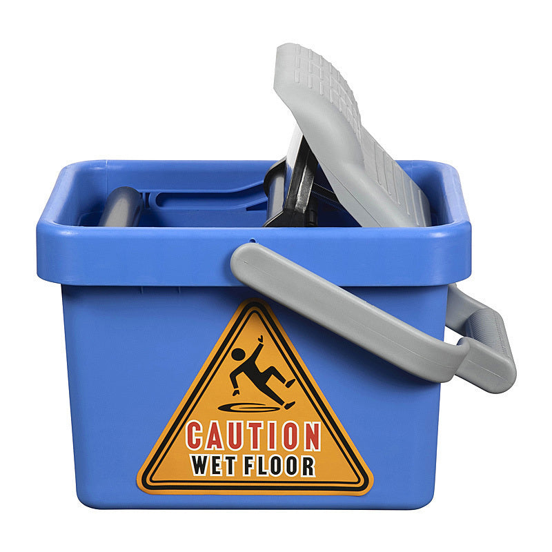 Cleanlink Bucket Plastic Wringer 9L Blue - 12083