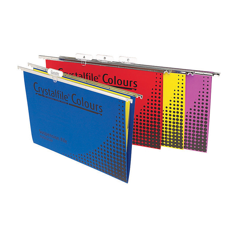 Crystalfile Complete Suspension Files Foolscap Ast Pk25 - 112478Y