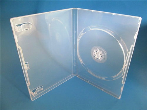 Clear Single DVD Cases (14mm) 100pk