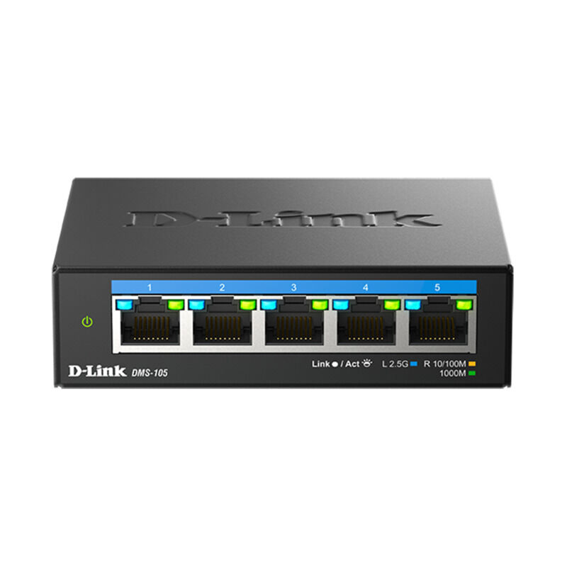 D-LINK DMS-105 5-Port Multi-Gigabit Desktop Switch - DMS-105