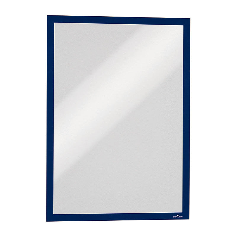 Durable Duraframe Sign Holder A3 Navy Pk2 - 487307