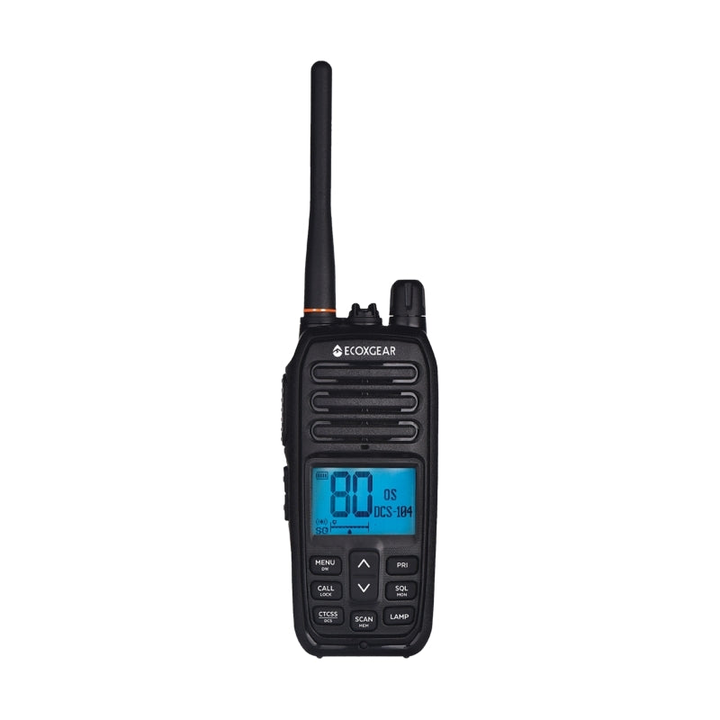 ECOXTALK EXG500 5-Watt Long Range IP67 Handheld UHF Radio (17km) - EXG500