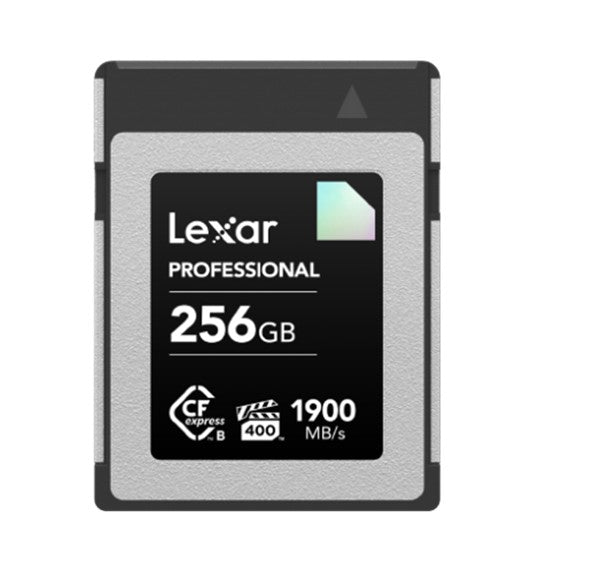 Lexar CFexpress Type B Diamond Series 256GB - CFexpress Type B card Diamond 1900MB/s read, up to 1700MB/s write, VPG400, 8K RAW LCXEXDM256G-RNENG