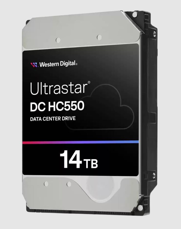 Western Digital WD Ultrastar DC HC550 14TB 3.5' SATA 512MB 7200RPM EAMR SE 5yrs Warranty-WUH721814ALE6L4 0F38581