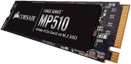 Corsair Force MP510 1.92TB NVMe PCIe SSD M.2 3480/2700 MB/s 530/485K IOPS 3120TBW 1.8M hrs MTBF AES 256-bit Encryption 5yrs CSSD-F1920GBMP510