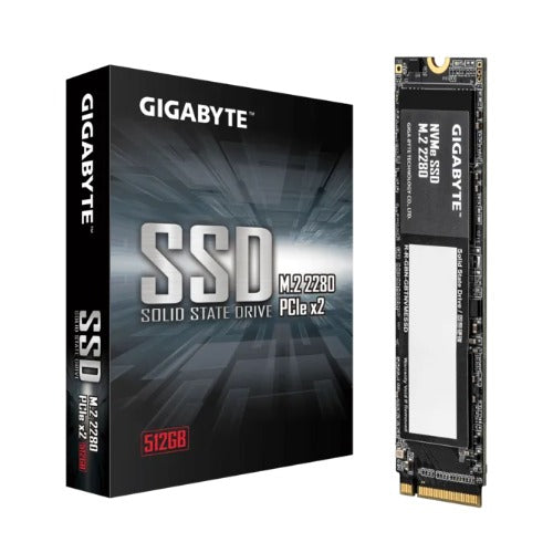 GIGABYTE Gen3 512GB NVMe PCIe 3.0 x4 M.2 2280 SSD, 1900MB/s Read, 1200MB/s Write, 1.5M Hours MTBF, 3-Year Warranty G3NVME512G M.2 512GB