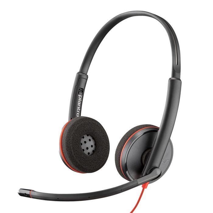 HP POLY BW C3220 USB-A BLK HS BULK 77R32A6