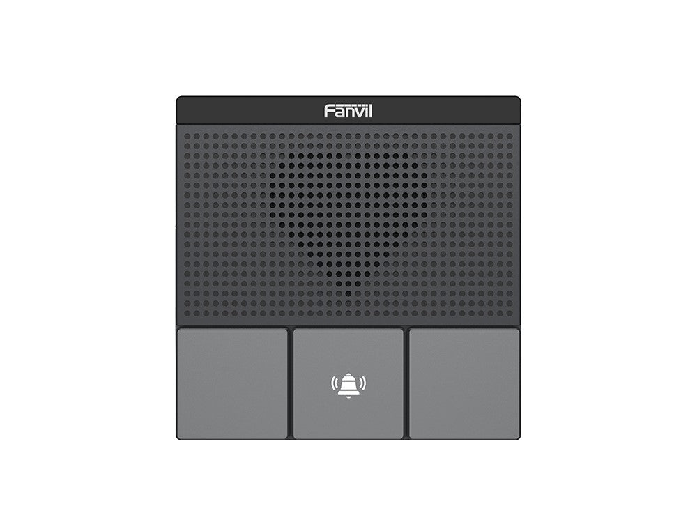 Fanvil A10 Series SIP Mini Intercom, 3-Button 2 SIP Accounts, Built-in 2.4G & 5G Wi-Fi, IP54 Waterproof&Dustproof, HD Audio, Support PoE, Auto Answer A10W