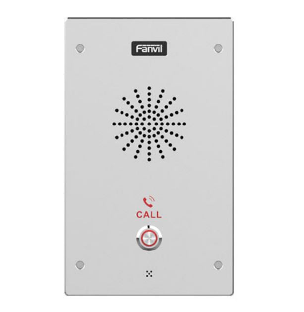Fanvil I16S Outdoor Audio Intercom, 2 SIP Lines, 1 DSS Key, PoE, IP65 & IK10, ONVIF, 2Yr Warranty I16S