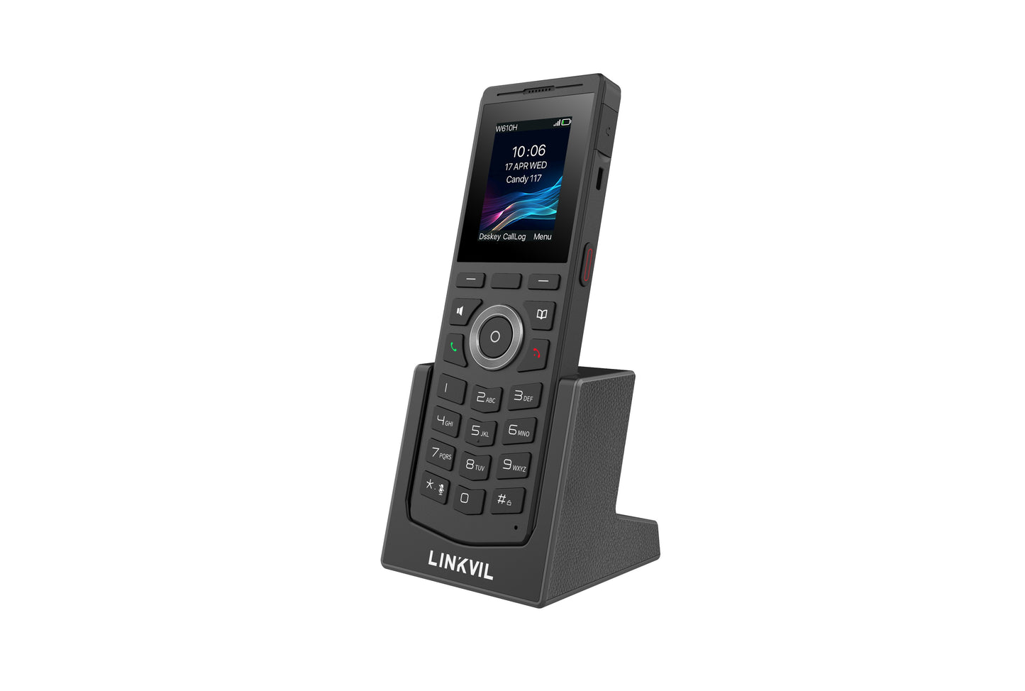 Fanvil Linkvil W610H IPCT Wireless Phone, Large Capacity Battery, HD voice and Noise Reduction, Built-in bluetooth 5.0 8 hours’ talk time or 160 hours W610H
