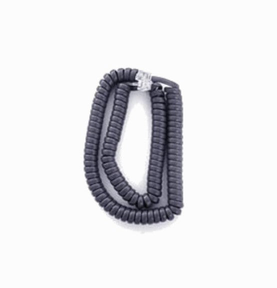 Fanvil curly cord for XU series headset, curve,black LCDAA100001A0