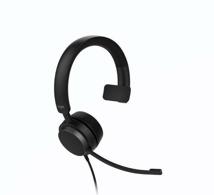 SNOM A310M Headset, Wired Mono, Full band audio, High wearing comfort, Lightweight construction Ideal for working in call centers, sales A310M