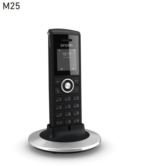 SNOM M25 Office Handset, Colour Screen, 75 Hours Standby Time, 3.5mm Headset Jack, Multiple Language Support M25