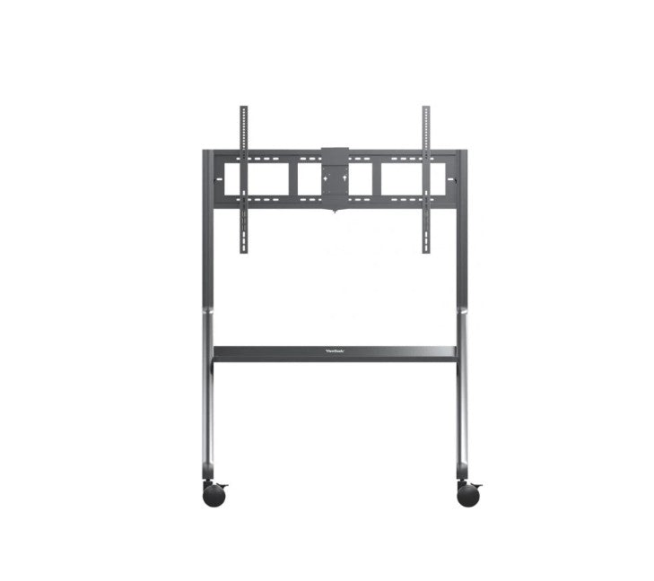 ViewSonic VB-STND-009 Slim Trolley Cart for 55' to 105' Display, Streamlined, height-adjustable design, 360 silent wheels with quick-release brakes VB-STND-009