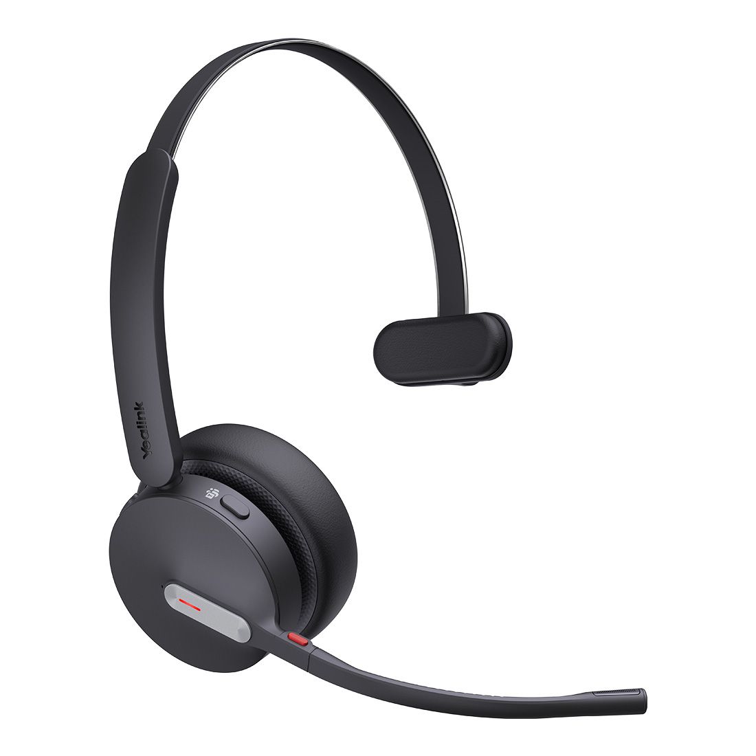Yealink BH70 Bluetooth Wireless Mono Headset UC, 3 mic noise cancellation Talk time up to 35h BT51 C Dongle with Type A Adaper Comfort Wearing BH70-M-UC-C/A
