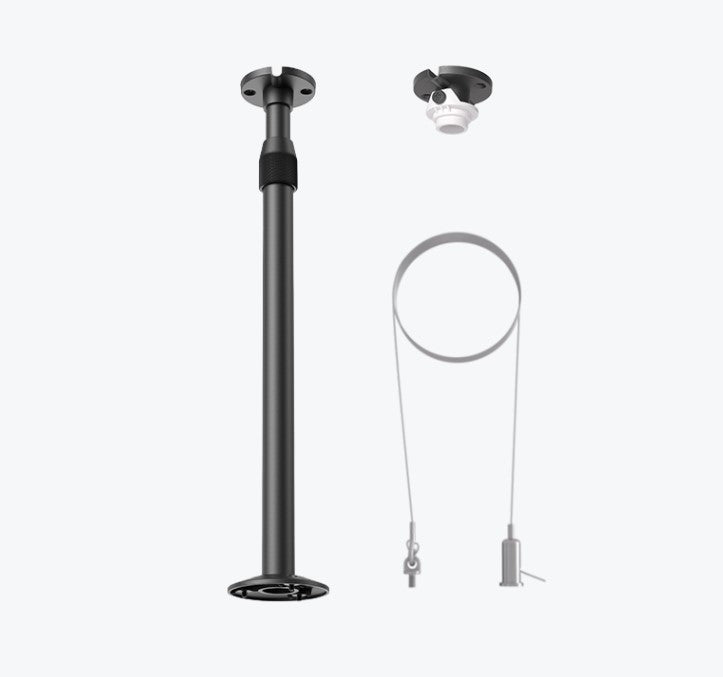 Yealink CM-MountKIT, Next-Level Mic Deployment, All-in-One Solution:Every Scenario, 3 Suspension Ropes, 1 Ceiling Mount, 1 Length-Adjustable Pole CM-MountKIT