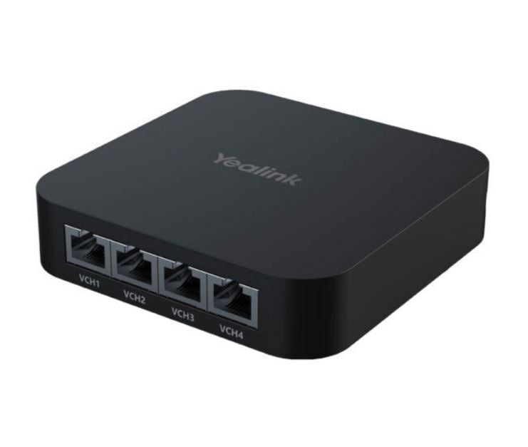 Yealink RCH40 E2 4-Port PoE Switch, Used For Connecting Yealink Meeting Room Cameras, Microphones & Speakers RCH40-E2