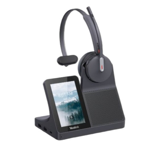 Yealink WH64 Mono Workstation, Yealink WH64 Workstation is an industry-leading DECT wireless headset with dual/single-ear options for seamless WH64-M-WS