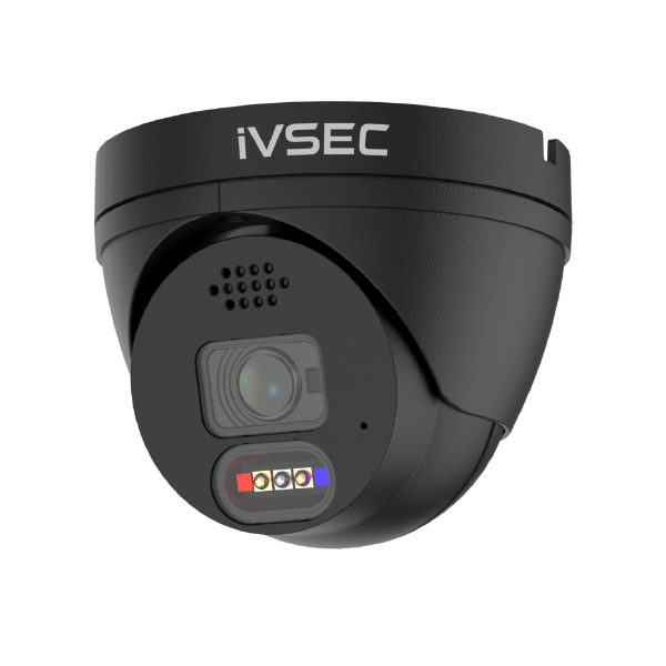 IVSEC IVSEC TURRET IP CAMERA 8MP 2.8MM FIXED LENS 25FPS POE IP66 ADV DET ADV IVS BLACK NC323ADX-BLK