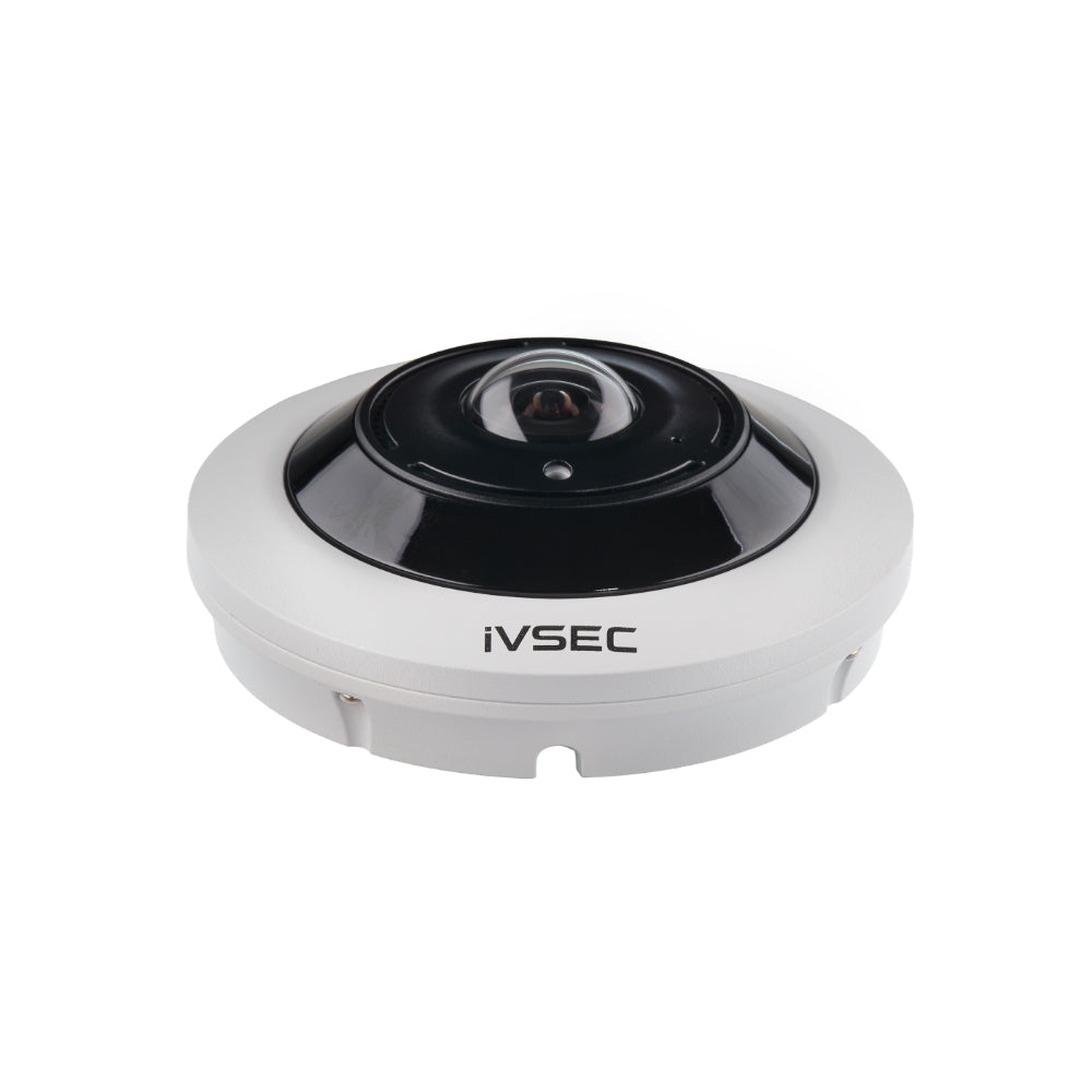 IVSEC IVSEC DOME IP CAMERA 12MP 360 FISHEYE 25FPS 9MP POE IP66 5M IR 2 WAY AUDIO NC541XA