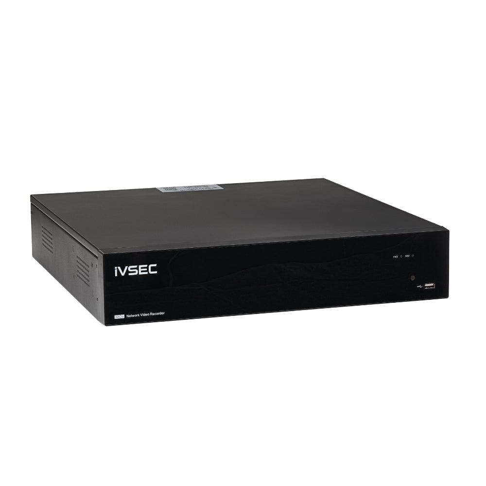 IVSEC IVSEC NR6324XB NVR 32 CHANN ELS 16 x POE PORTS 2 GIGABIT 4 BAY BAYS H265 4K HDMI IVS NR6324XB