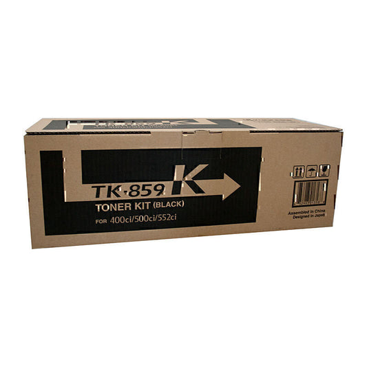 Kyocera TK859 Black Toner 25,000 pages - TK-859K